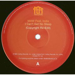 Maw Feat India - Maw Feat India - I Can't Get No Sleep 2004 - Ith Records