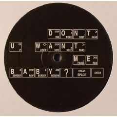 Unknown Artist - Unknown Artist - Don't U Want Me Baby - Not On Label