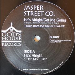 Jasper Street Co. - Jasper Street Co. - He's Alright / Got Me Going - God's House Records