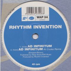 Rhythm Invention - Rhythm Invention - Ad Infinitum - Warp