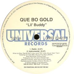 Que Bo Gold - Que Bo Gold - Lil Buddy - Universal