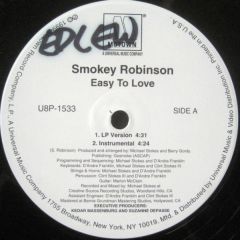 Smokey Robinson - Smokey Robinson - Easy To Love - Motown