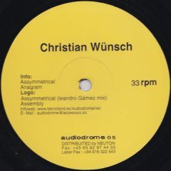Christian WüNsch - Christian WüNsch - Assymmetrical - Audiodrome