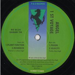 Dave Angel - Dave Angel - 1st Voyage - R&S Re-Press