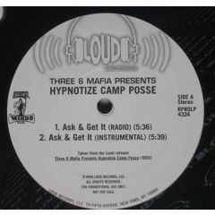 Three 6 Mafia - Three 6 Mafia - Ask & Get It - Loud Records