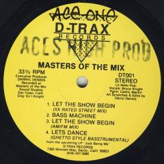 Masters Of The Mix - Masters Of The Mix - Let The Show Begin - D-Trax Records 1