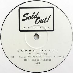 Toomy Disco - Toomy Disco - Smowing - Sold Out!
