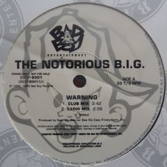 The Notorious B.I.G. - The Notorious B.I.G. - Warning - Bad Boy Entertainment