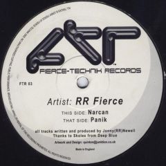 Rr Fierce - Narcan / Panik - Fierce Technik