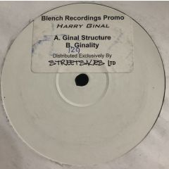 Harry Ginal - Harry Ginal - Ginal Structure - Blench Recordings