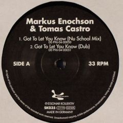 Markus Enochson - Markus Enochson - Got To Let You Know - Sonar Kollektiv