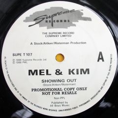 Mel & Kim - Mel & Kim - Showing Out / System - Supreme Records
