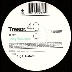 Joey Beltram - Joey Beltram - Instant - Tresor