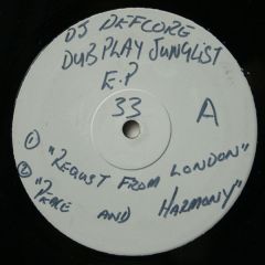 DJ Defcore - DJ Defcore - Dub Play Junglist E.P. - Not On Label