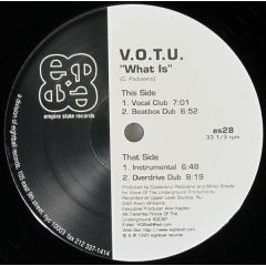 V.O.T.U. - V.O.T.U. - What Is - Empire State