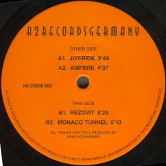Henk Holsheimer - Henk Holsheimer - Joy-Ride - H2 Records