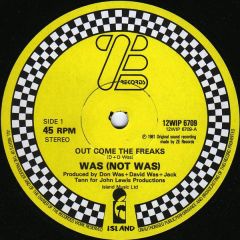 Was Not Was - Was Not Was - Out Come The Freaks - Ze Records