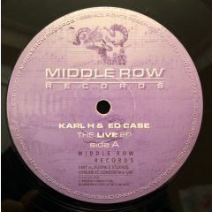 Karl H & Ed Case - Karl H & Ed Case - The Live EP - Middle Row 
