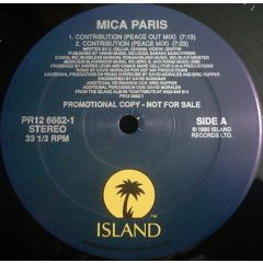 Mica Paris - Mica Paris - Contribution - Island Records