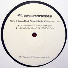 Above & Beyond feat. Richard Bedford - Above & Beyond feat. Richard Bedford - Thing Called Love - Anjuna Beats