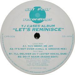 Tj Cases Album - Tj Cases Album - Lets Reminisce - Cut & Play
