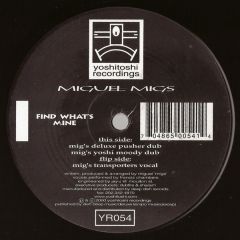 Miguel Migs - Miguel Migs - Find What's Mine - Yoshitoshi