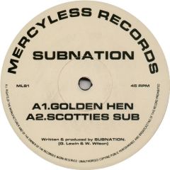 Subnation - Subnation - Golden Hen - Mercyless Rec