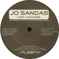 Jo Sandas - Jo Sandas - Lost Happiness - Nuplastix Records
