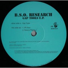 Bso Research - Bso Research - Gap Tools EP - Hard Hands