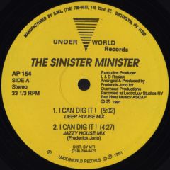 The Sinister Minister - The Sinister Minister - I Can Dig It - Under World
