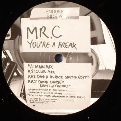 Mr C - Mr C - You'Re A Freak - End Records