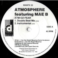 Atmosphere Feat Mae B - Atmosphere Feat Mae B - Atm-Oz-Fear - Desire