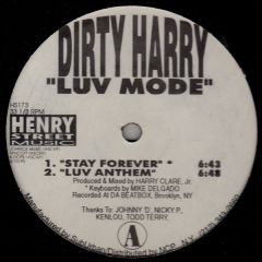 Dirty Harry - Dirty Harry - Luv Mode - Henry Street