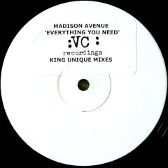 Madison Avenue - Madison Avenue - Everything You Need (Remix) - Vc Recordings