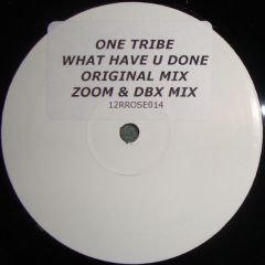 One Tribe - One Tribe - What Have U Done - Red Rose Recordings