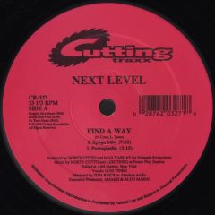 Next Level - Next Level - Find A Way - Cutting Traxx