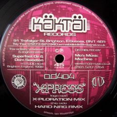 O.D.404 - O.D.404 - X-Press - Kaktai Records