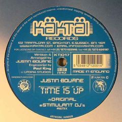 Justin Bourne - Justin Bourne - Time Is Up - Kaktai