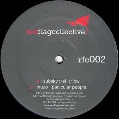 Subsky / Muzo - Subsky / Muzo - Let It Flow / Particular People - Red Flag Collective
