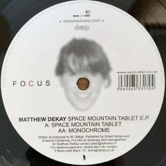 Matthew Dekay - Matthew Dekay - Space Mountain Tablet - Deep Focus