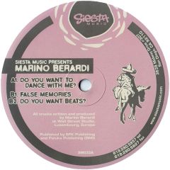Marino Berardi - Marino Berardi - Do You Wanna Dance With Me - Siesta
