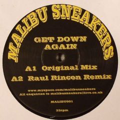 Malibu Sneakers - Malibu Sneakers - Get Down Again - Malibu 1
