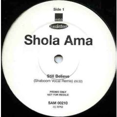 Shola Ama - Shola Ama - Still Believe - WEA