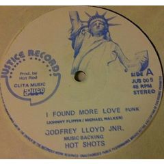Godfrey Lloyd Jnr - Godfrey Lloyd Jnr - I Found More Love - Justice