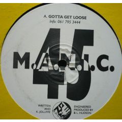 M.A.N.I.C. - M.A.N.I.C. - Gotta Get Loose - Bass Zone