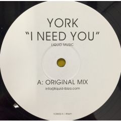 York - York - I Need You - York