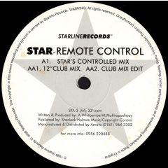 Star  - Remote Control - StarlineRecords