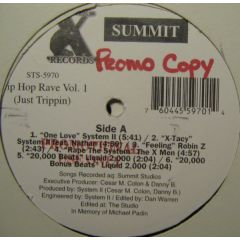 Various - Various - Trip Hop Rave Vol. 1 (Just Trippin) - Planet X Records, Summit