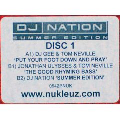 Various Artists - Various Artists - DJ Nation Summer Edition Disc 1 - Nukleuz