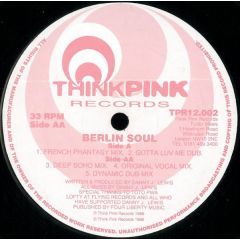Berlin Soul - Berlin Soul - Berlin Soul - Thinkpink Records